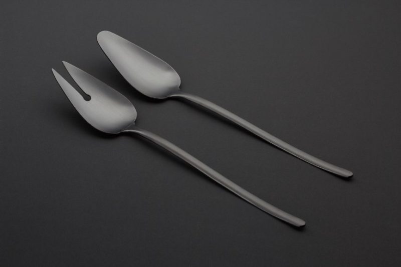 Šalátová a cestovinová sada STICK Black mat