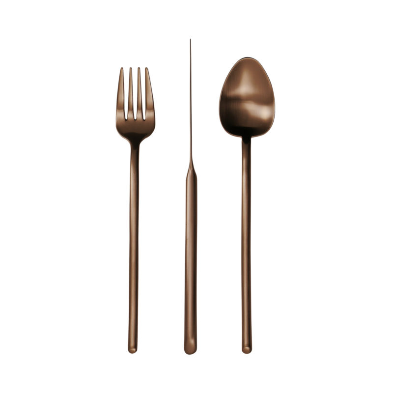 (24ks) Príborová sada STICK Copper mat